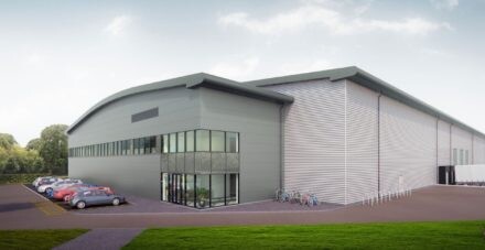 Image for Wrenbridge & Buccleuch’s Axion Warehouse nearing completion