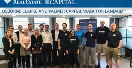 Image for Osborne Clarke have started their LandAid walk for Palmer Capital’s Money Maker Challenge