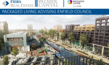 Image for Build to Rent Specialist Packaged Living advising Enfield Council on ground-breaking Meridian Water programme bringing 10,000 homes