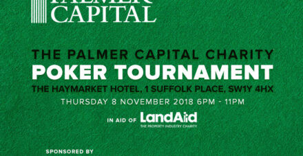 Image for 10 spaces remaining at the Palmer Capital charity poker tournament in aid of LandAid