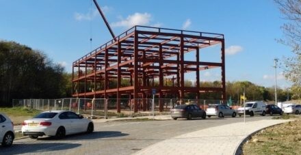 Image for First building takes shape at Harlow Science Park