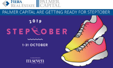 Image for Two Palmer Capital teams &#8216;step up&#8217; to take part in LandAid&#8217;s Steptober