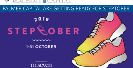 Image for Two Palmer Capital teams ‘step up’ to take part in LandAid’s Steptober