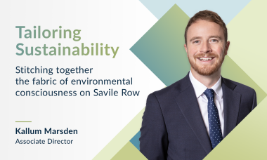 Image for Tailoring Sustainability: Stitching Together the Fabric of Environmental Consciousness on Savile Row