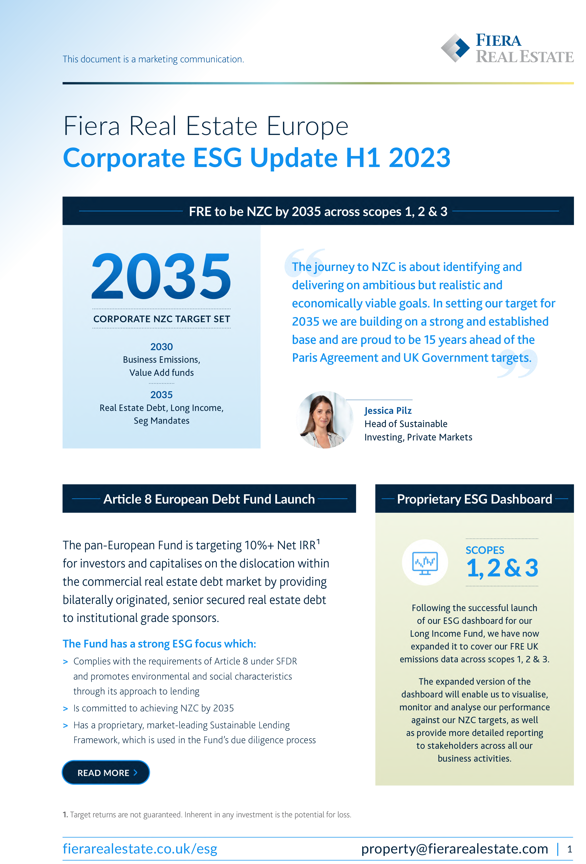 Image for Corporate ESG Update H1 2023