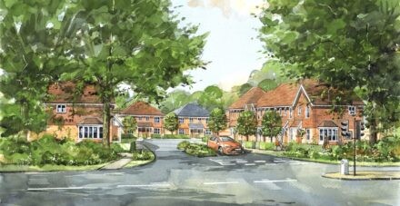 Image for Fiera Real Estate and Danescroft announce the sale of the Residential Land Partnership’s site at Crawley with planning for 185 residential units