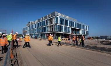 Image for Manse Opus and Cadent celebrate the topping out of Cadent’s new premises at Prospero Ansty Park