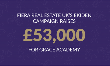 Image for Fiera Real Estate’s Ekiden Fundraiser for Grace Academy raises over £54,000