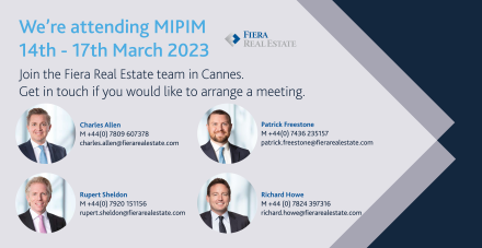 Image for Fiera Real Estate UK are attending MIPIM 2023