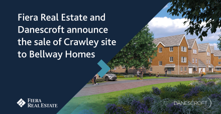 Image for Fiera Real Estate and Danescroft announce the sale of the Residential Land Partnership’s site at Crawley with planning for 60 residential units